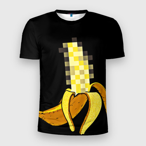 Мужская футболка 3D Slim Банан 18+, цвет 3D печать