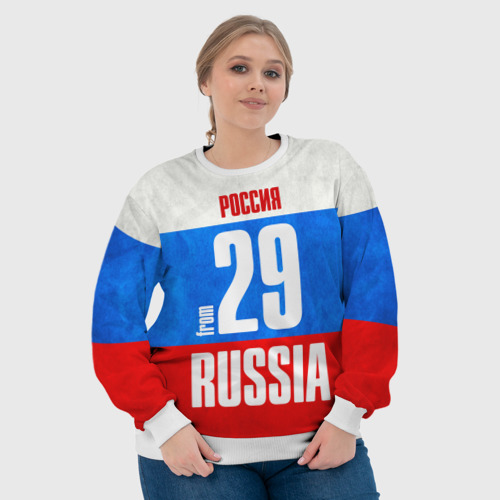 Женский свитшот 3D Russia (from 29) - фото 6