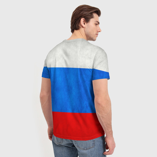 Мужская футболка 3D Russia (from 102), цвет 3D печать - фото 4