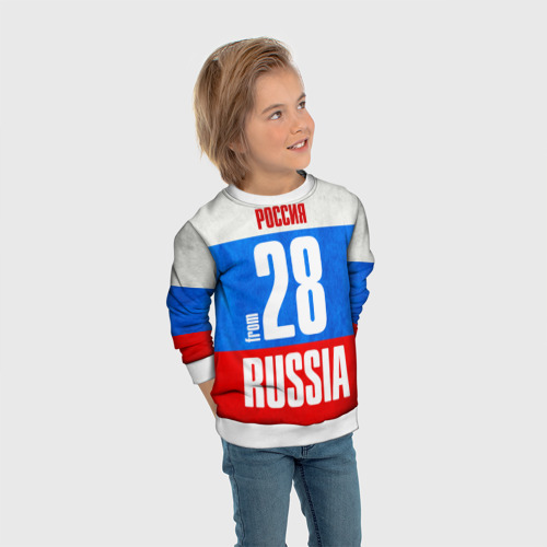 Детский свитшот 3D Russia (from 28), цвет 3D печать - фото 5