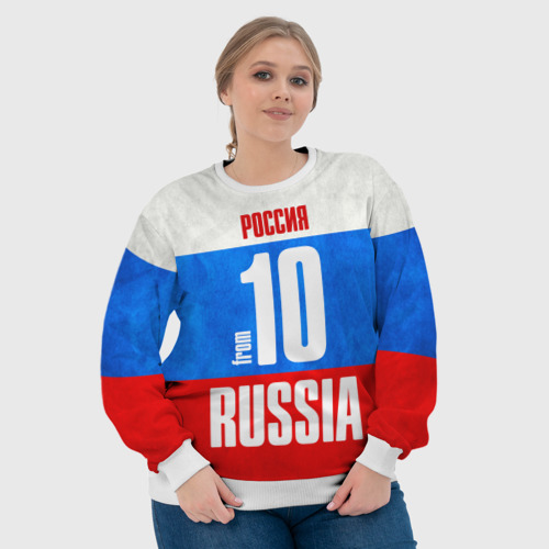 Женский свитшот 3D Russia (from 10) - фото 6