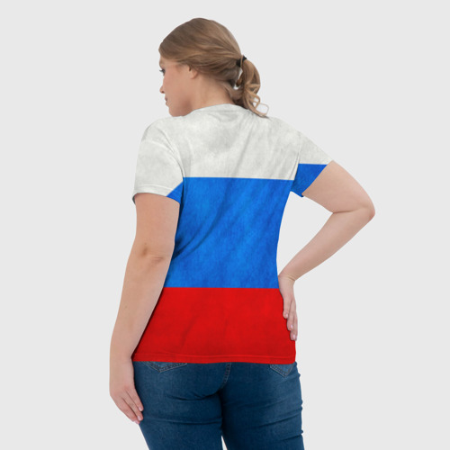 Женская футболка 3D Russia (from 13), цвет 3D печать - фото 7