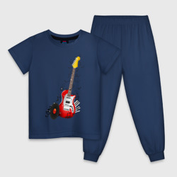 Детская пижама хлопок Бас-гитара