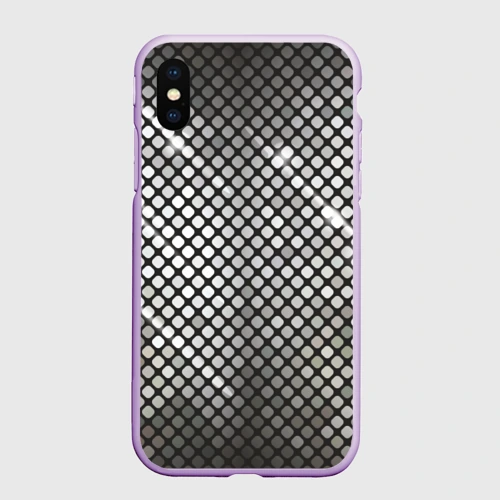 Чехол для iPhone XS Max матовый Silver style