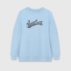 Женский свитшот oversize без начеса хлопок West Coast Customs