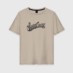 Женская футболка хлопок Oversize West Coast Customs