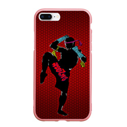 Чехол для iPhone 7Plus/8 Plus матовый Muay thai 1