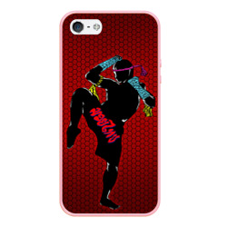 Чехол для iPhone 5/5S матовый Muay thai 1