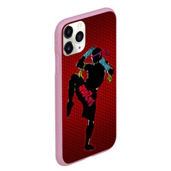 Чехол для iPhone 11 Pro Max матовый Muay thai 1 - фото 2