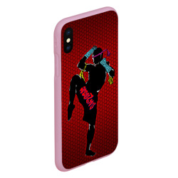 Чехол для iPhone XS Max матовый Muay thai 1 - фото 2