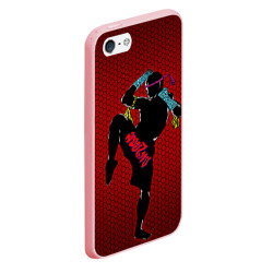 Чехол для iPhone 5/5S матовый Muay thai 1 - фото 2