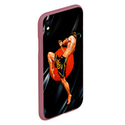 Чехол для iPhone XS Max матовый Muay thai 4 - фото 2