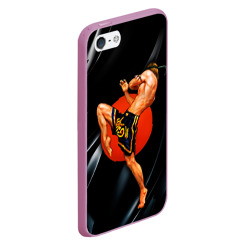 Чехол для iPhone 5/5S матовый Muay thai 4 - фото 2