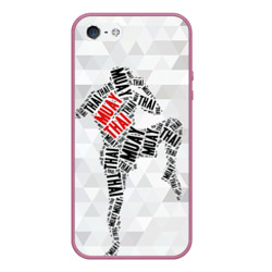 Чехол для iPhone 5/5S матовый Muay thai 5