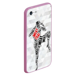 Чехол для iPhone 5/5S матовый Muay thai 5 - фото 2