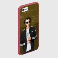 Чехол для iPhone 5/5S матовый Пушкин - фото 2