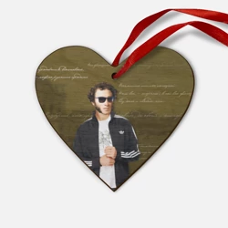 Деревянная игрушка Сердце Пушкин