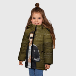 Зимняя куртка для девочек 3D Пушкин - фото 2