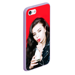 Чехол для iPhone 5/5S матовый Charli XCX - фото 2