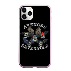 Чехол для iPhone 11 Pro Max матовый Avenged Sevenfold