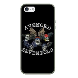 Чехол для iPhone 5/5S матовый Avenged Sevenfold