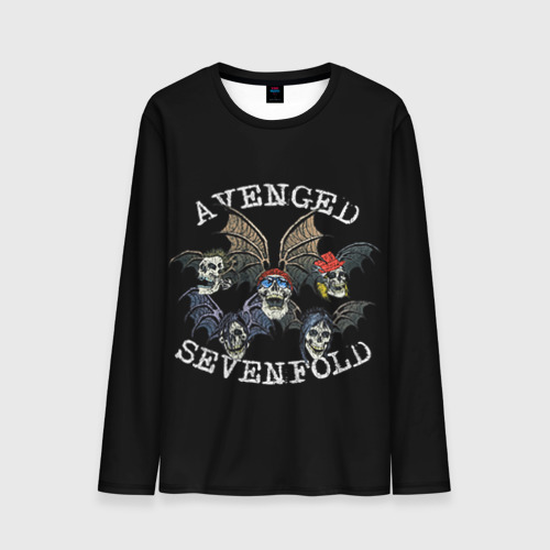 Мужской лонгслив 3D Avenged Sevenfold, цвет 3D печать