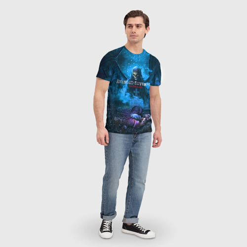 Мужская футболка 3D Avenged Sevenfold, цвет 3D печать - фото 5