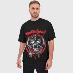 Мужская футболка oversize 3D Motorhead - фото 2