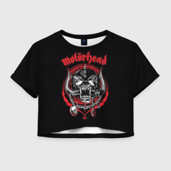 Женская футболка Crop-top 3D Motorhead