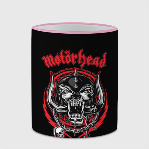 Кружка с полной запечаткой Motorhead, цвет Кант розовый - фото 4