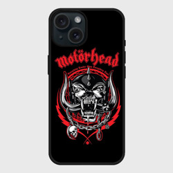 Чехол силиконовый для Apple iPhone 15 матовый Motorhead