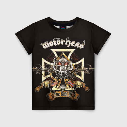 Детская футболка 3D Motorhead, цвет 3D печать