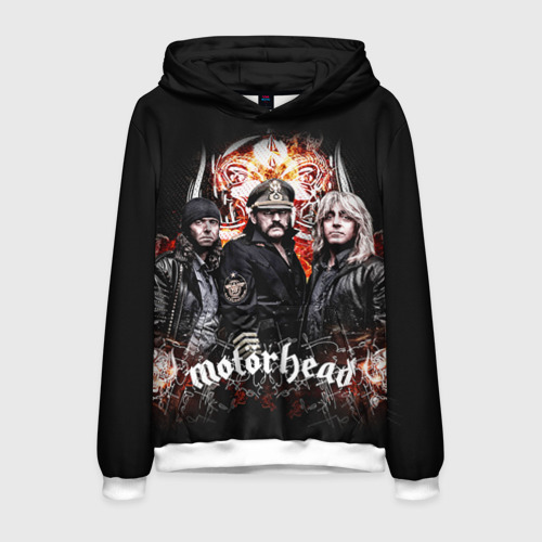 Мужская толстовка 3D Motorhead, цвет белый