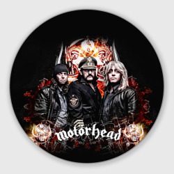 Круглый коврик для мышки Motorhead