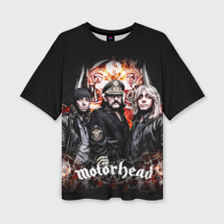 Женская футболка oversize 3D Motorhead