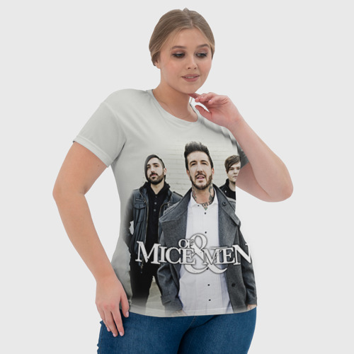 Женская футболка 3D Of Mice & Men, цвет 3D печать - фото 6