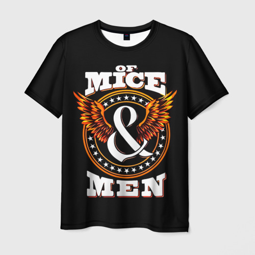 Мужская футболка 3D Of Mice & Men, цвет 3D печать