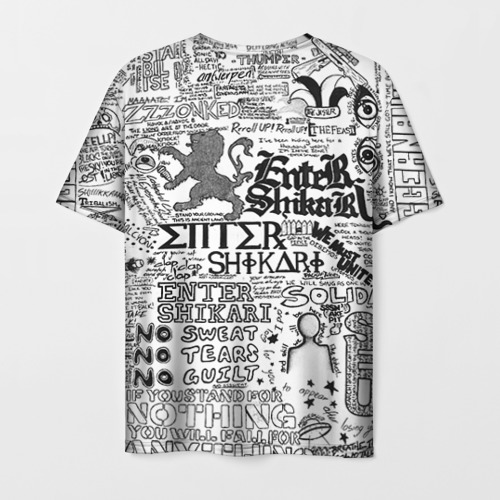 Мужская футболка 3D Enter Shikari, цвет 3D печать - фото 2
