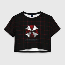 Женская футболка Crop-top 3D Umbrella Corporation - 2