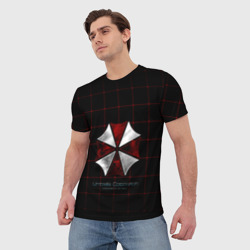 Мужская футболка 3D Umbrella Corporation - 2 - фото 2