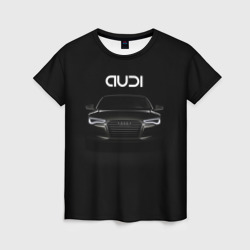 Женская футболка 3D Audi