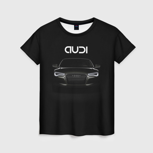 Женская футболка 3D Audi, цвет 3D печать