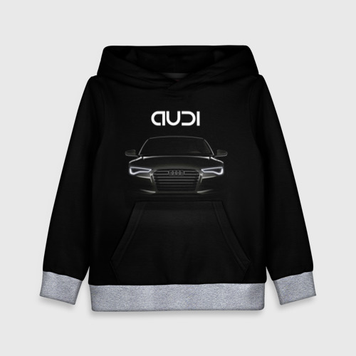 Детская толстовка 3D Audi, цвет меланж