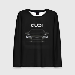 Женский лонгслив 3D Audi