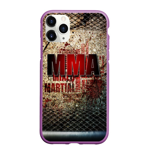 Чехол для iPhone 11 Pro Max матовый MMA, цвет фиолетовый
