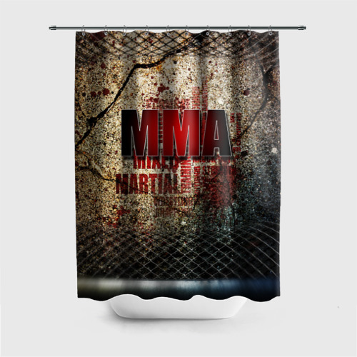 Штора 3D для ванной MMA