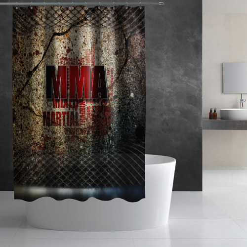 Штора 3D для ванной MMA - фото 3