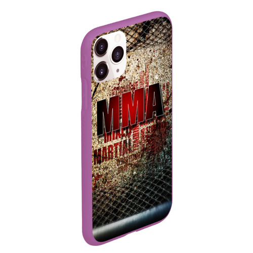 Чехол для iPhone 11 Pro Max матовый MMA, цвет фиолетовый - фото 3