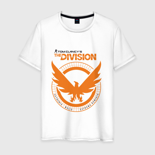 Мужская футболка хлопок Division, цвет белый