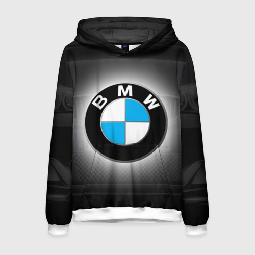 Мужская толстовка 3D BMW, цвет белый